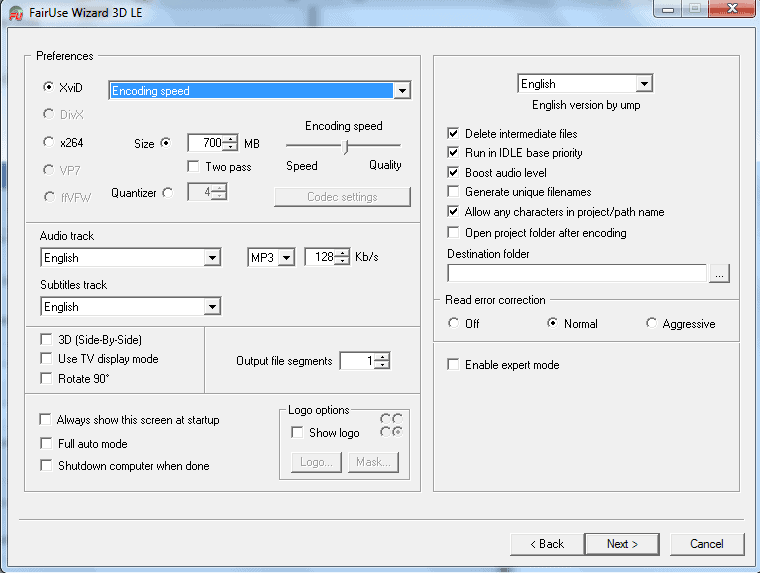 FairUse Wizard 2.9 Full Version (+ extra codecs)