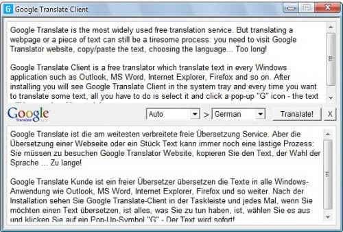 Google Translate Client -  7