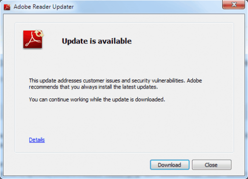 adobe reader update