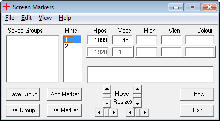 Screen Markers screenshot