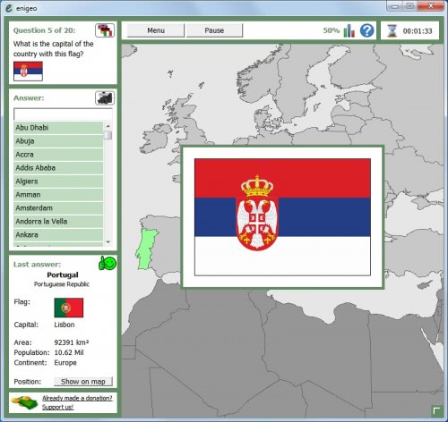 Map Of Europe Countries And Capitals. countries capitals flags quiz