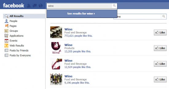 facebook search. People: helps you find people you know on Facebook.