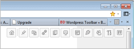 wordpress toolbar