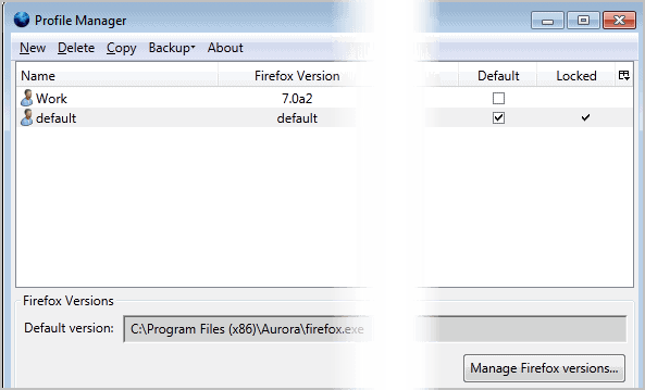 firefox profile manager for windows firefox profile manager for windows