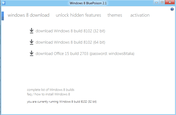 windows 8 download blue poison