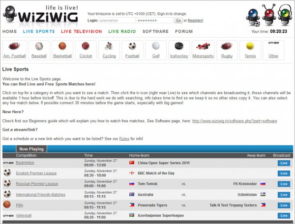Wiziwig.tv, The new MYP2P.eu for Online Live Sports?
