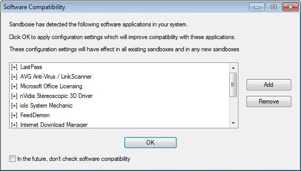 Sandbox Programs Windows 8