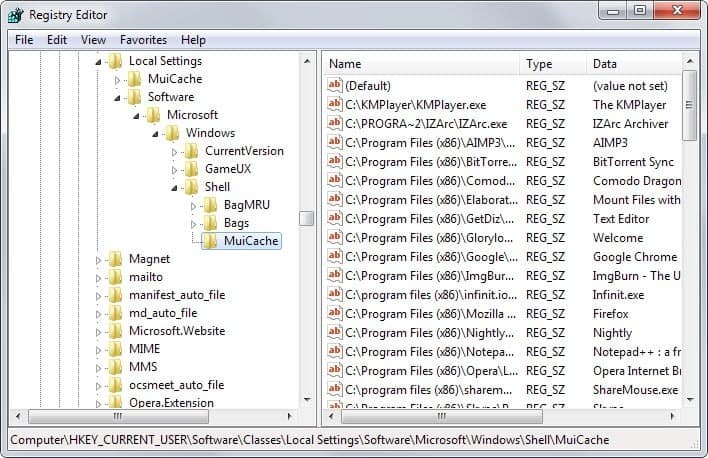 list programs on this computer