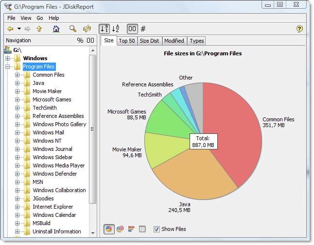 jdisk report