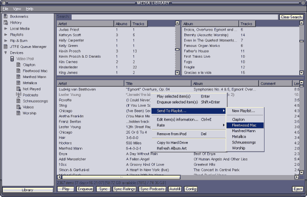 winamp ipod plugin