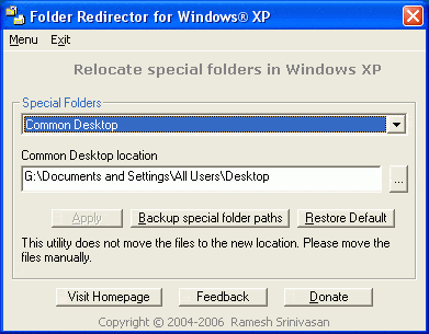 folder redirector