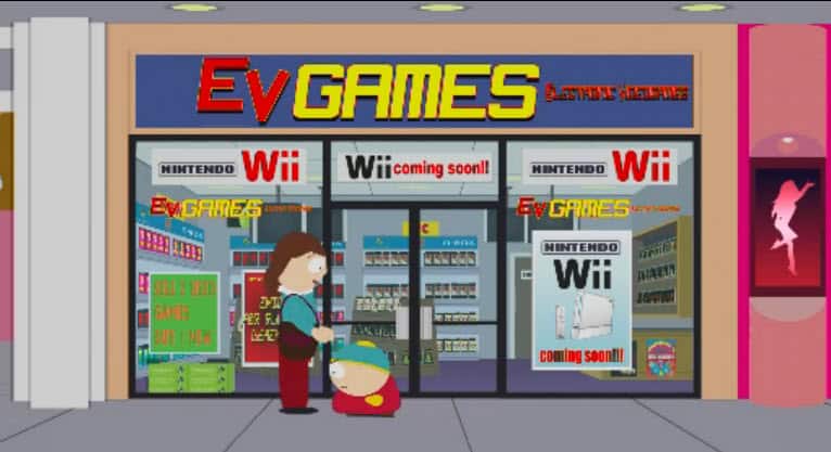 nintendo wii southpark