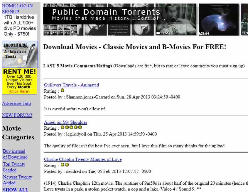free torrent film download sites
