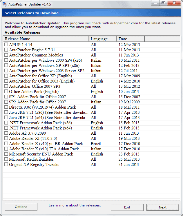 autopatcher updater