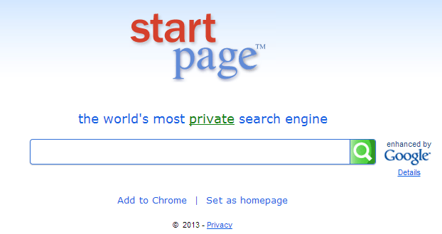 startpage google anonymous