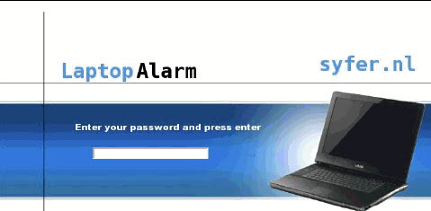 laptop alarm