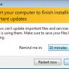 windows update restart prompt