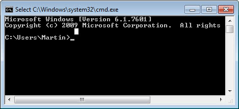 command prompt change default location