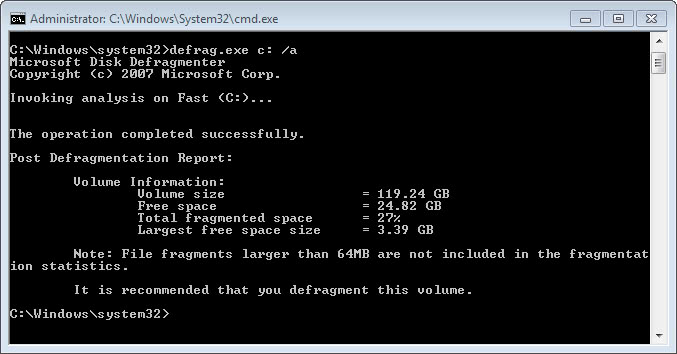 windows disk defragmenter vs defraggler