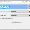 skype single contact messaging history cleaner
