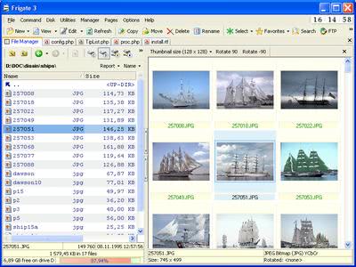 file manager frigate3