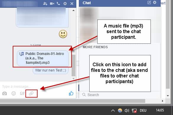 Send Music to your Facebook Friends