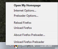 Make Firefox start faster with Firefox preloader