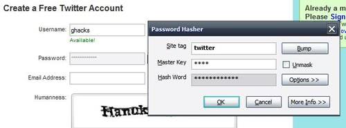 password hasher