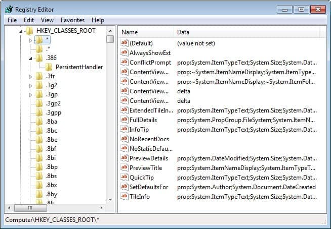 windows explorer tooltips data