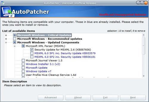 autopatcher updater