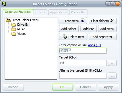 direct folders