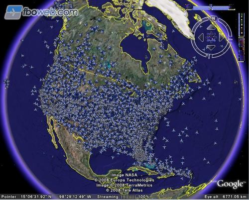 real time air traffic