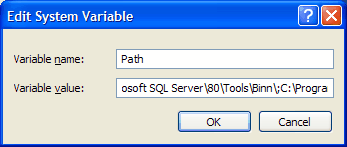edit path variable