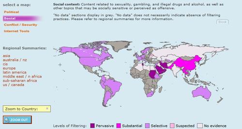 social internet filtering