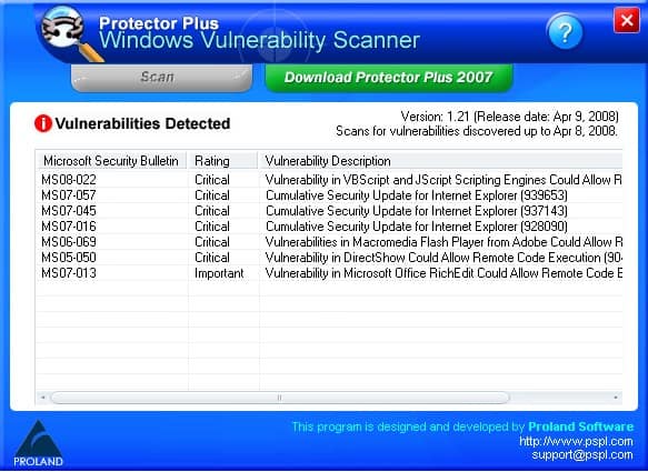 windows vulnerability scanner