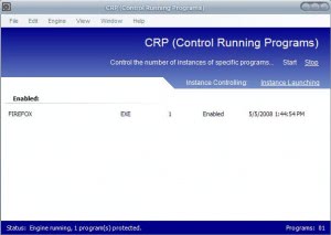 control running programs