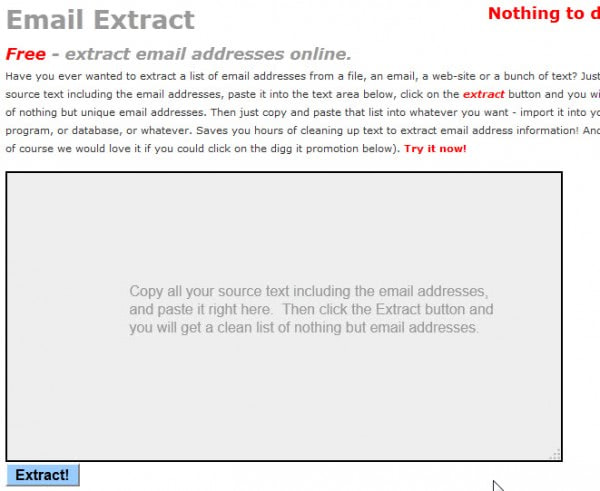 extract emails