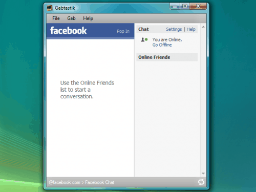 Facebook chat desktop