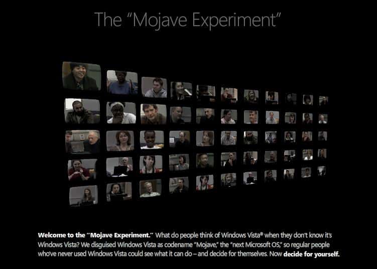mojave experiment