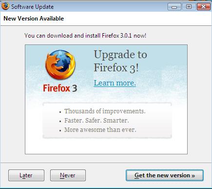 Firefox 2 Users Nagged To Update