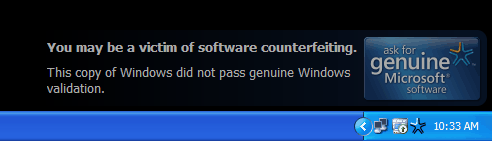 Windows XP WGA To Mimic That Of Windows Vista