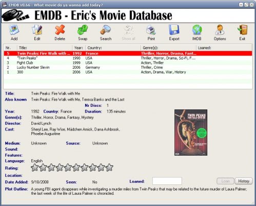 movie database