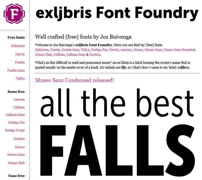 free fonts screenshots