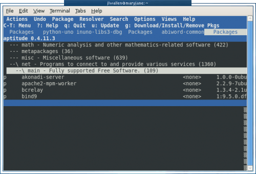 aptitude_net Network Applications Available