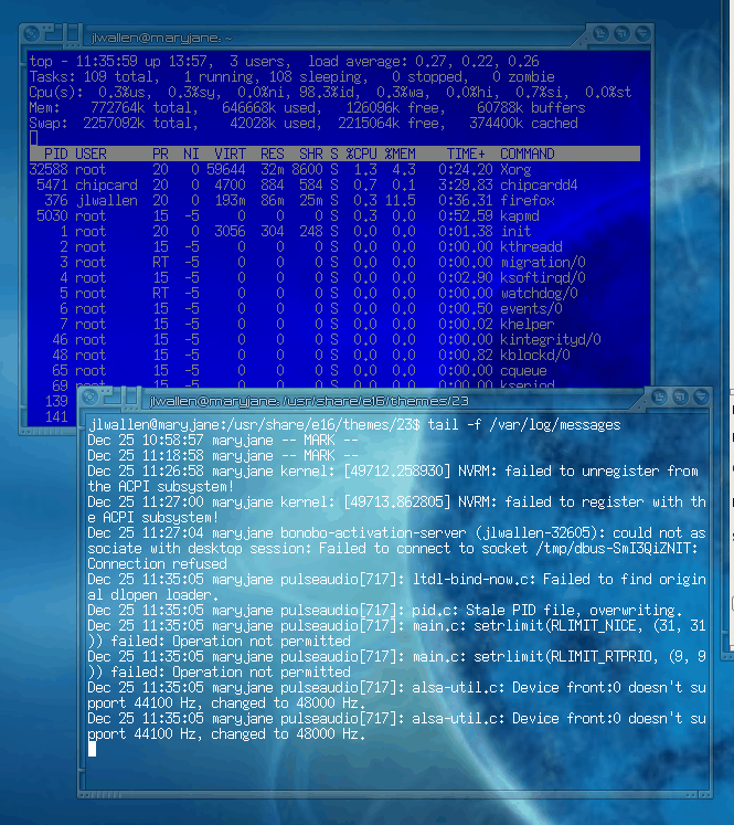 Aterm with Fade