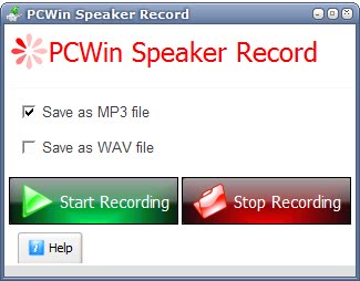 pcwin speaker record