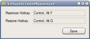 virtual screen maximizer