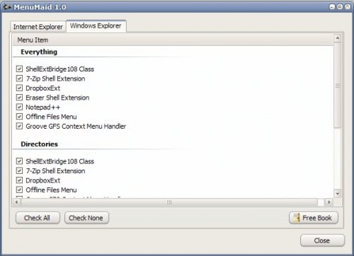 windows explorer menu editor