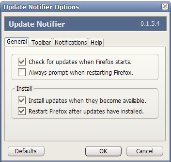 automatically update firefox add-ons