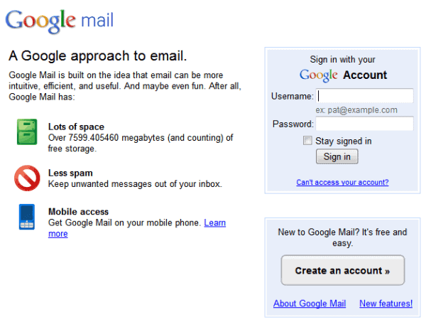 gmail sign-in
